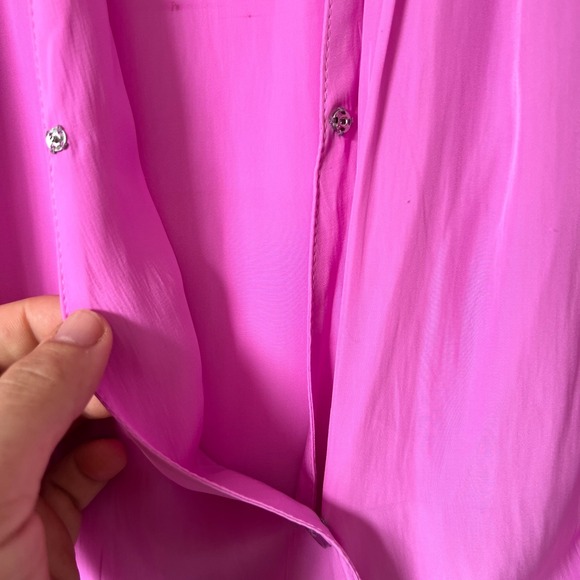 Smythe Yoda Blouse Baby Light Pink Double Breasted Medium‎ Barbiecore Romantic - Picture 10 of 15